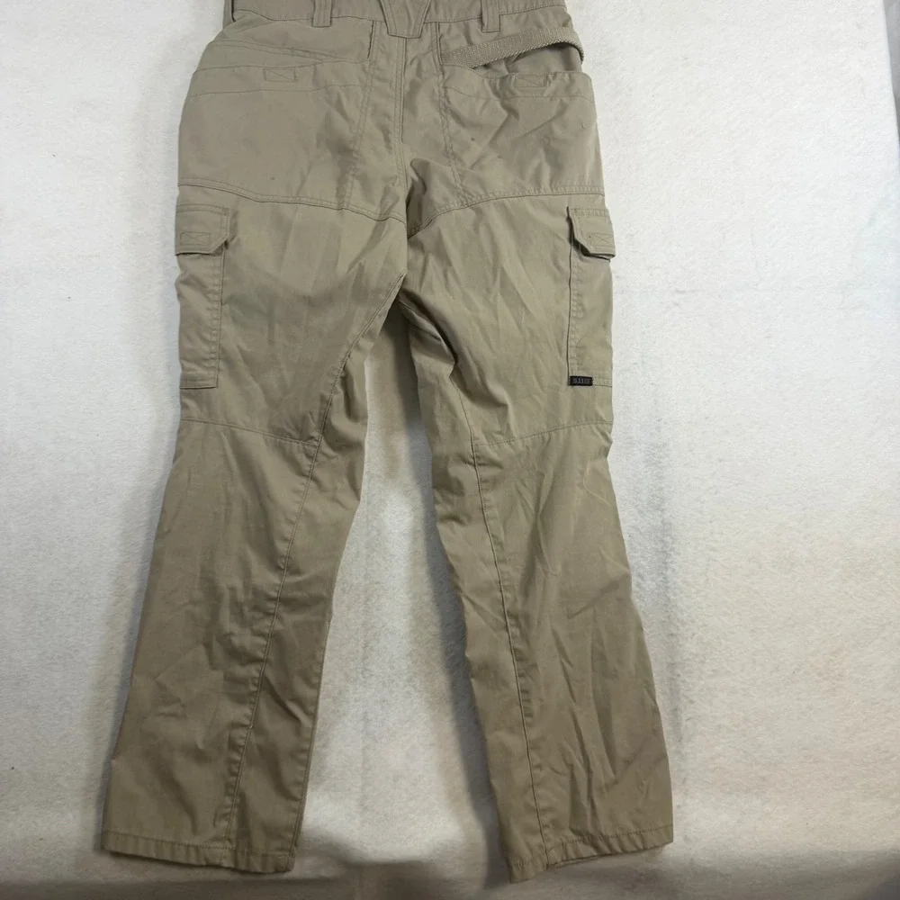 5.11 Tactical Mens Khaki Cargo Pants 31x30 Utility Workwear Hiking 8196